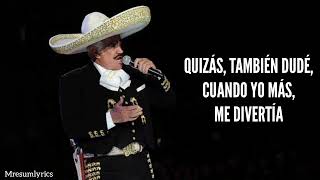 Vicente Fernández - A Mi Manera (Letra)