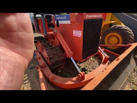 TRATOR ESTEIRA FIATALLIS 7D ANO 2001 - MOTOR FUNCIONANDO E ENGRENANDO - COM CAPOTA FLORESTAL - ID: #3348709