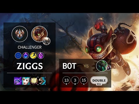 Ziggs Bot vs Twitch - EUW Challenger Patch 10.19