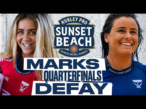 Caroline Marks vs Johanne Defay | Hurley Pro Sunset Beach 2024 - Quarterfinals