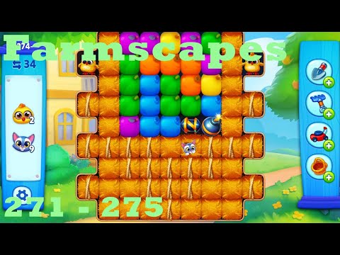 Farmscapes Level 271 - 275HD Gameplay Walkthrough |  3 - match game | android | ios | pc | app