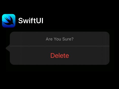 SwiftUI Confirmation Dialog | iOS 15 thumbnail
