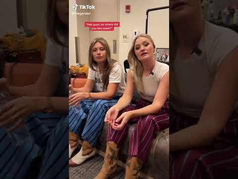 Asking Aly and AJ how they met 😝 #shorts #alyandaj #funnymoments