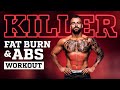 15 Min FAT BURNING HIIT & Abs Workout (NO EQUIPMENT)