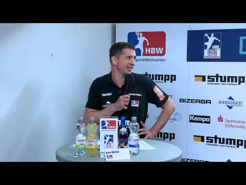 Pressekonferenz zum Spiel HBW Balingen-Weilstetten - GWD Minden