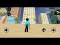 NEW AMAZING POLICE SPIDER STICKMAN ROPE HERO PART16 FUN At NY Delhi Crime City