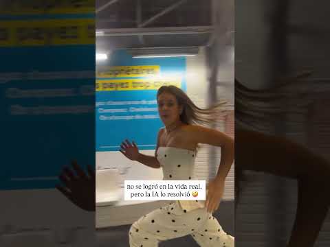 La inteligencia artificial cumpliéndole el capricho a la niña del trend que no logró hacer 😜