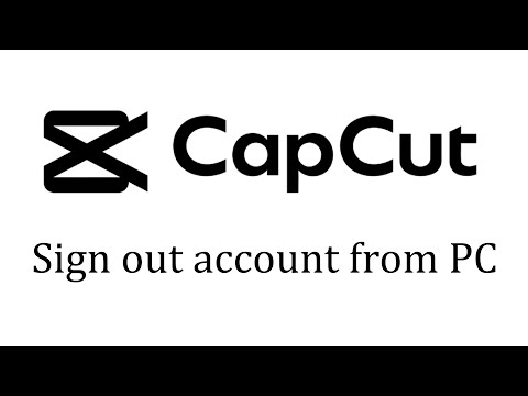 How to Logout | Sign Out from CapCut PC (Computer version)