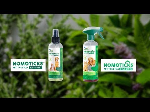 NoMoTicks | Anti Tick and Flea Home and Body Spray for Dogs, Cats, Pups and Kittens