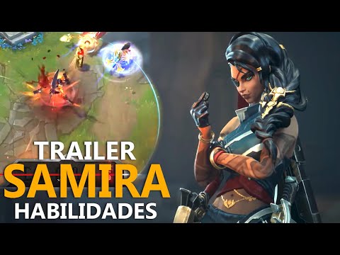 SAMIRA HABILIDADES NOVA CAMPEÃ TRAILER | REACT ADC SAMIRA GAMEPLAY MOSTRANDO HABILIDADES
