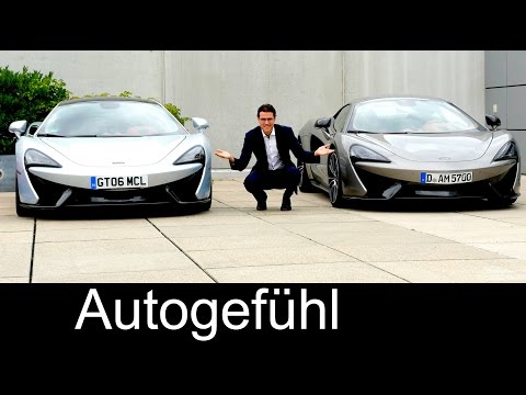 McLaren 570GT vs 570S vs 540C FULL REVIEW comparison test driven Autobahn
