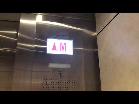 Otis/Schindler HXpress garage elevators - Huntington (1st National) Tower - Downtown, Akron, OH