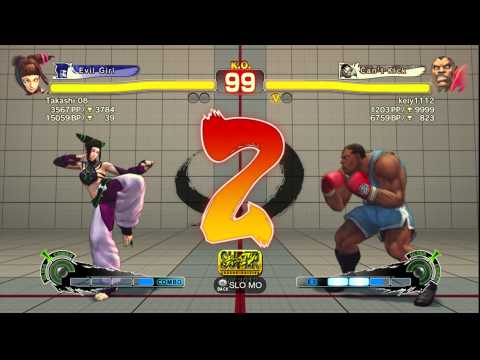 SSFIVAE~ Juri (Takashi 08) vs.  Balrog (keiy1112) HD