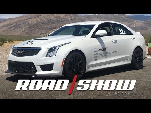 Hot lap in the 2017 Cadillac ATS-V at the track