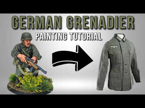 Bolt Action Veteran German Painting Tutorial | 28mm WW2 | Painting Guide