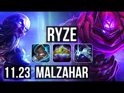 RYZE vs MALZ (MID) | 13/3/18, Dominating | KR Master | 11.23