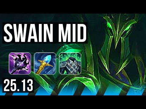 SWAIN vs RYZE (MID) | EUW Diamond | 25.13