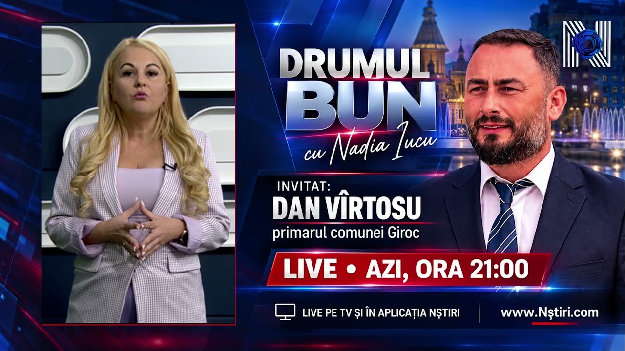🔴 ÎN ACEASTĂ SEARĂ, DE LA ORA 21:00 – DRUMUL BUN CU NADIA IUCU!