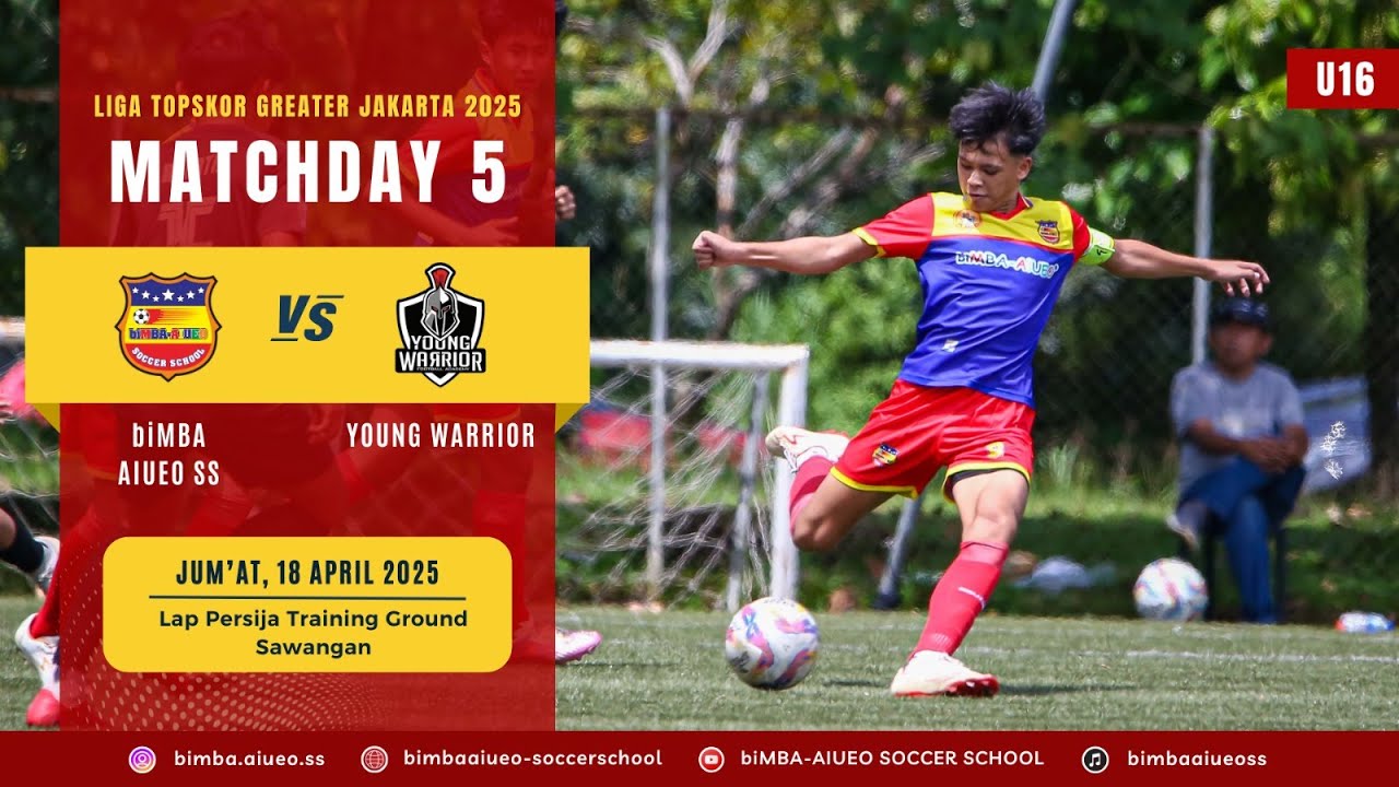 HIGHLIGHT LTS PEKAN 5 GREATER JAKARTA U16 biMBA AIUEO SS VS YOUNG WARRIOR