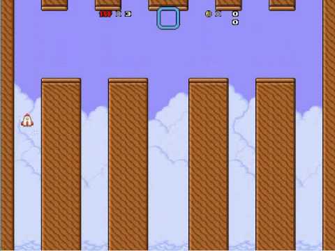 SMBX edit stage  Frying roket( 空飛ぶロケット)