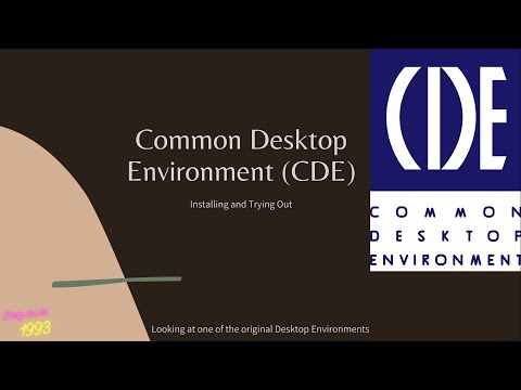 Common Desktop Environment (CDE) - What *Nix looked like 30 years ago!