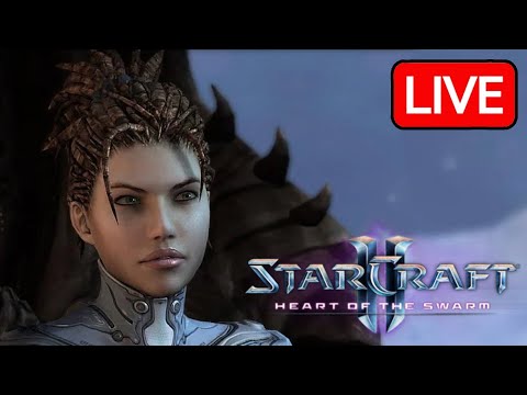 First Time Playing Heart of The Swarm! - Starcraft 2