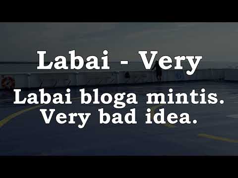 Lithuanian lesson 20: repeating lessons 11-19.