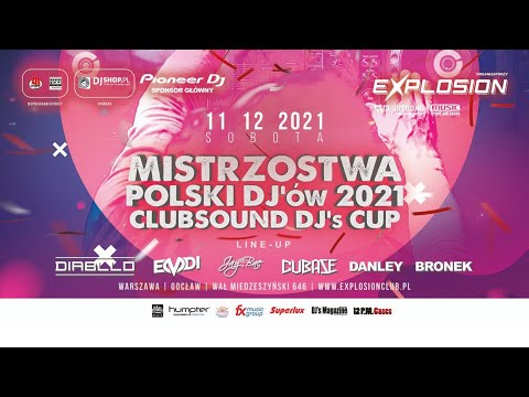 Mistrzostwa Polski DJ-ów ClubsoundDJ's CUP 2021 live !