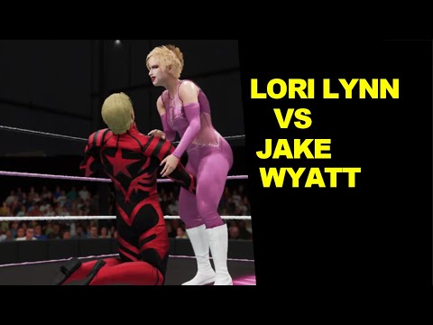 GLOW Lori Lynn vs Jake Wyatt - Mixed Match