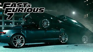 Dom and Shaw's final fight - FAST and FURIOUS 7 (Charger R/T vs DB9) 1080p