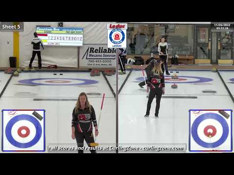 Carey/Hodgson vs. Kalk/MacAlpine - Draw 1 - Curling Stadium Alberta Curling Series Doubles