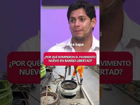 🚧 **¿Por qué tuvieron que volver a romper el pavimento en barrio Libertad?**  Franco Hernández Bern