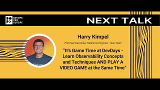 Harry Kimpel: It's Game Time at DevDays