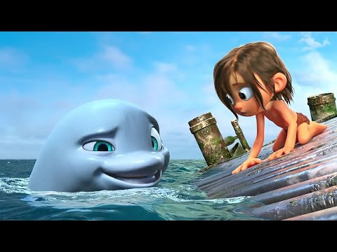 DOLPHIN finds a HUMAN BABY who fell from a PLANE and ADOPTS him as his SON - RECAP