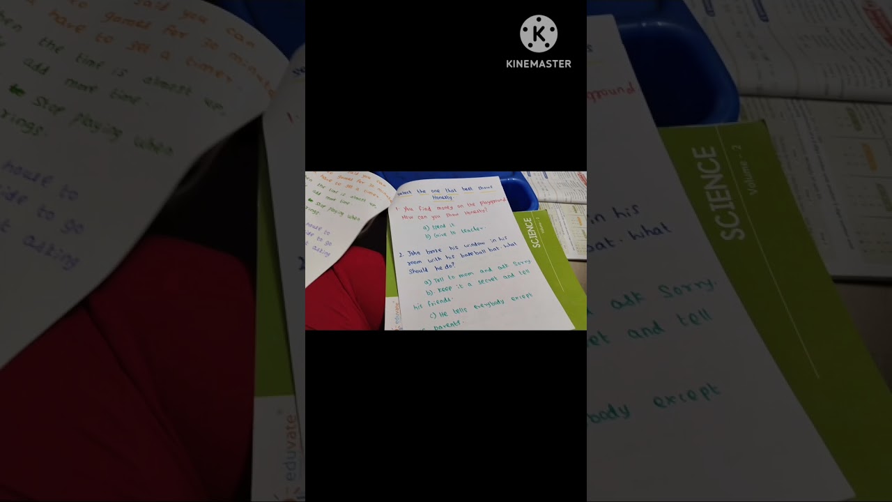 #955- Honesty - Worksheets used in video no. 954.