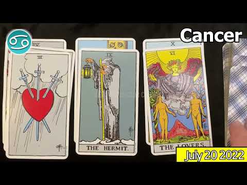 ❎ FREE DAILY HOROSCOPE ❎ CANCER daily love horoscope July 20 2022 🌞 horoscope tarot
