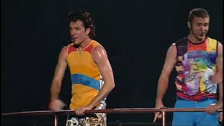 NSYNC - Live Pop Odyssey Tour - See Right Through You [AI UPSCALED 4K 60 FPS]