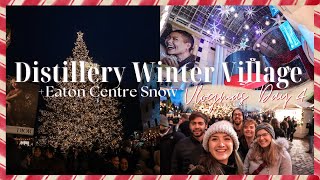 Distillery District Winter Village - Toronto’s BEST Christmas Market & SNOWY FUN | Vlogmas Day 4