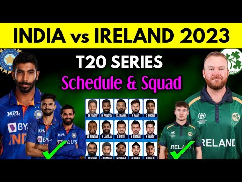 India Tour Of Ireland | India T20 Squad vs Ireland | India T20 Squad vs Ire 2023