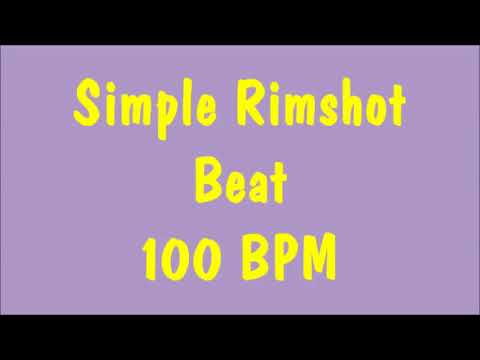 Drum Loops for Practice Rimshot with 100 bpm