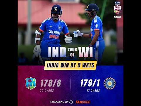 Gill, Jaiswal script a dominant win | India vs West Indies | 4th T20I Highlights |