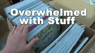 Craft Room Declutter Part 2 (Chatty Vlog Style) || Overwhelmed with Craft Stuffs!