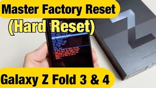 Galaxy Z Fold 3 & 4: How to Master Factory Reset (Hard Reset)
