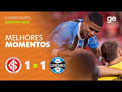 Gols e lances de Internacional x Grêmio