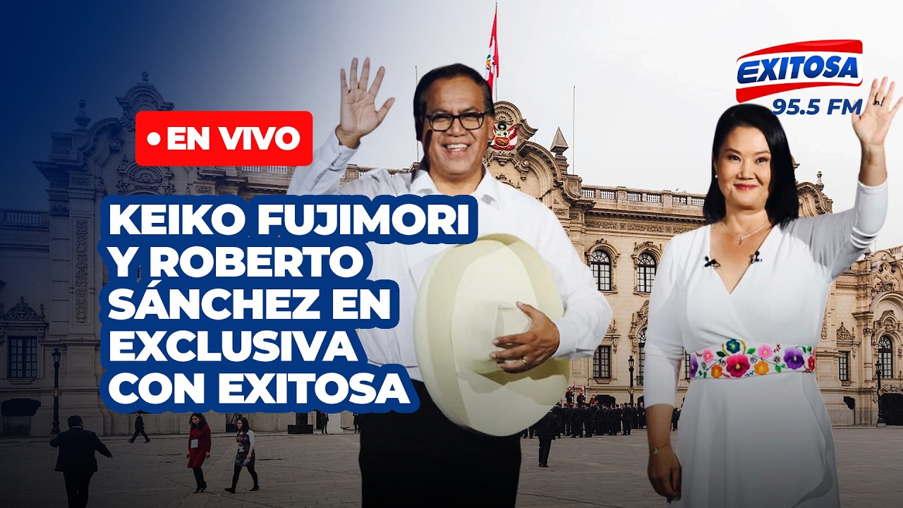 🔴🔵 EN EXCLUSIVA: KEIKO FUJIMORI Y ROBERTO SÁNCHEZ DIALOGARÁN CON NICOLÁS LÚCAR EN HABLEMOS CLARO