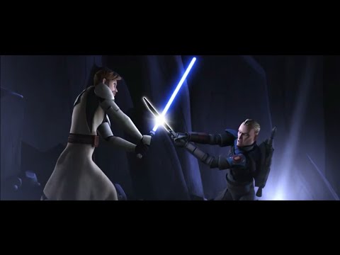 Star Wars The Clone Wars - Obi-Wan Kenobi Vs. Pre Vizsla