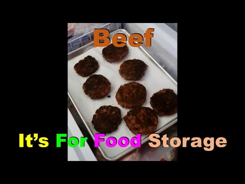 No. 56 - Freezing Eight Cooked Burger For Food Storage #Shorts
