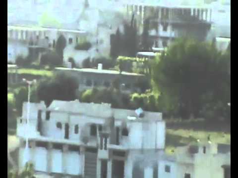 استهداف أحد مقرات النظام في مشاع وادي الجوز في ريف حماة من قبل كتيبة مغاوير العاصي