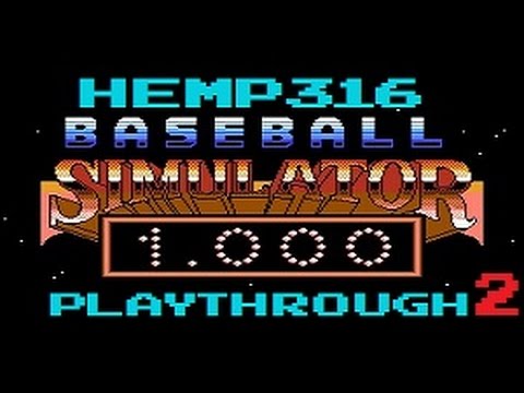 Baseball Simulator 1000 Ultra League Playthrough