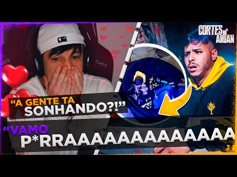 DANAN É REALLLLL!!!!🥳💞 | ARUAN REAGE A MINHA IRMA BEIJOU O RENAN (RENATO GARCIA) - Cortes do Aruan